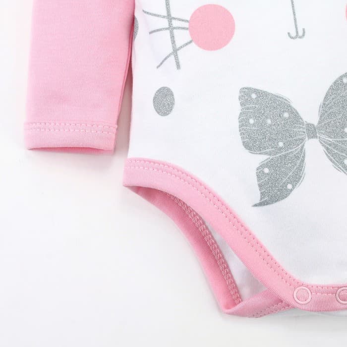 Боди для девочки «Крошка Я. Папина дочка», рост 86-92 см, цвет белое, розовое