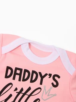 Боди для девочки «Крошка Я» Daddy's girl, рост 80-86 см, розовое