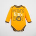 Боди для мальчика «Крошка Я» Mum's boy, рост 68-74 см, жёлтое