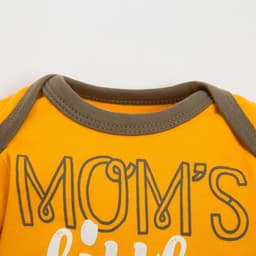 Боди для мальчика «Крошка Я» Mum's boy, рост 68-74 см, жёлтое