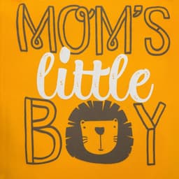 Боди для мальчика «Крошка Я» Mum's boy, рост 68-74 см, жёлтое