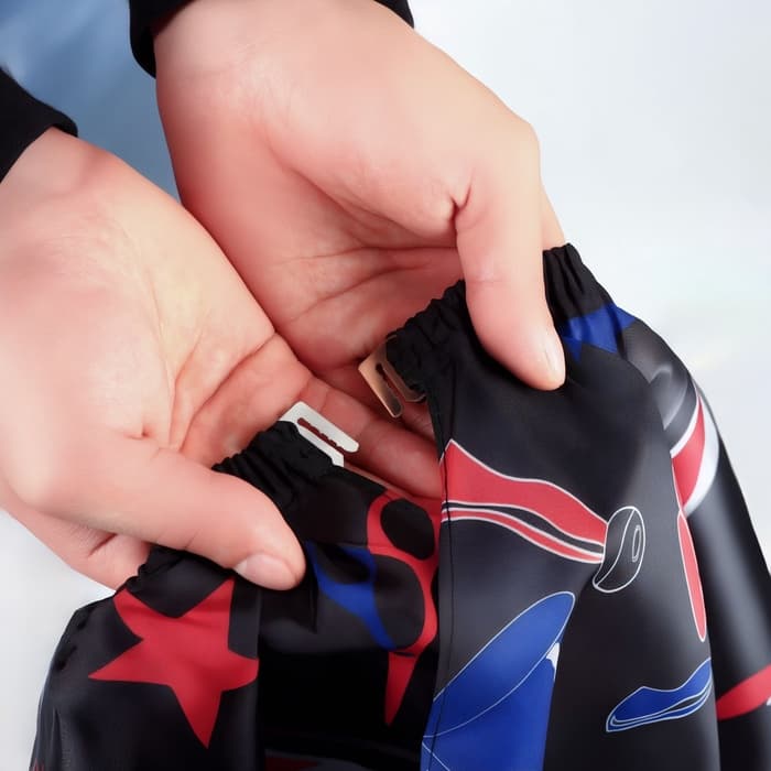 Пеньюар парикмахерский BarberShop, чёрный