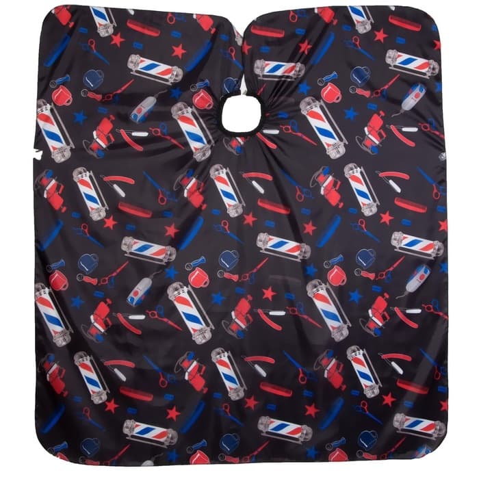 Пеньюар парикмахерский BarberShop, чёрный