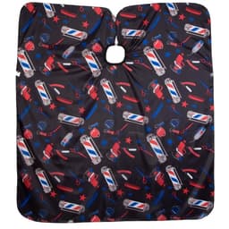 Пеньюар парикмахерский BarberShop, чёрный