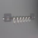 Держатель для полотенца на липучках, нержавеющая сталь, хром