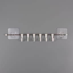 Держатель для полотенца на липучках, нержавеющая сталь, хром