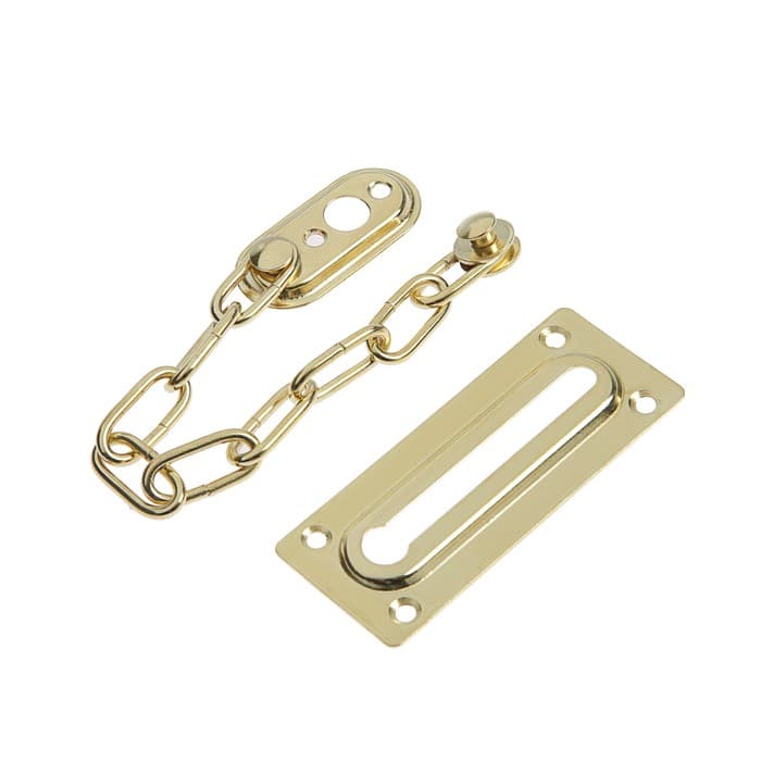 Цепочка дверная, цвет золото