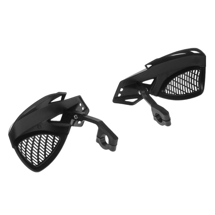 Защита рук на руль мотоцикла, пластик, чёрный, набор 2 шт.