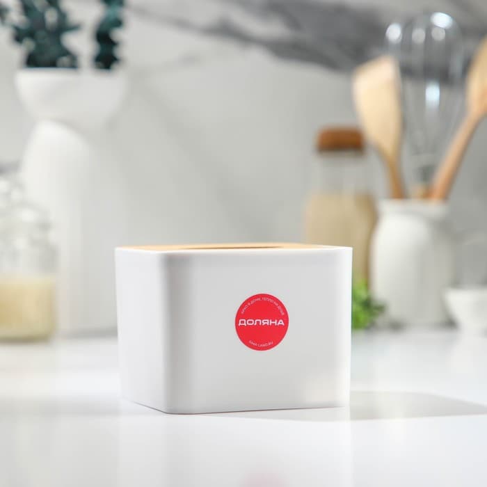 Салфетница Доляна «Мягкость», 11×8.5 см, пластик