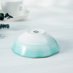 Салатник Доляна «Млечный путь», 300 мл, d=13.5 см, фарфор, бирюзовый