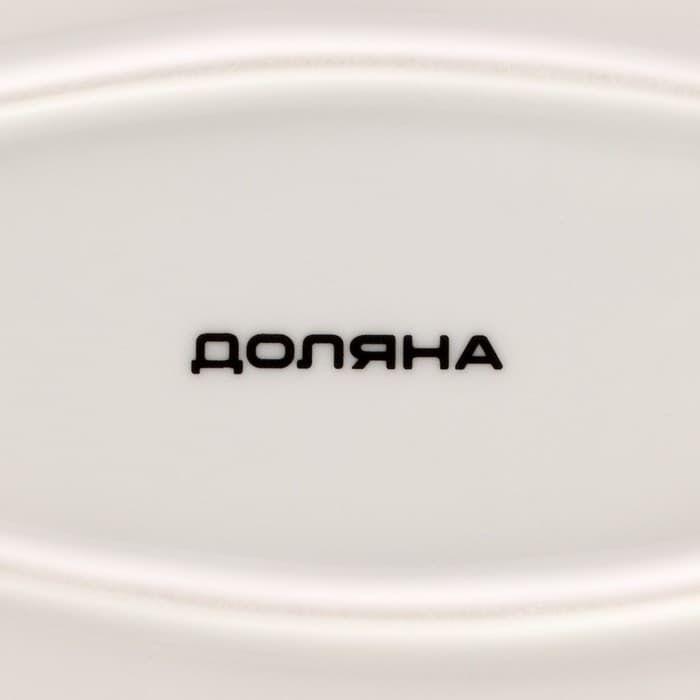Блюдо Доляна «Млечный путь», 29.5×17.5 см, фарфор, бирюзовое