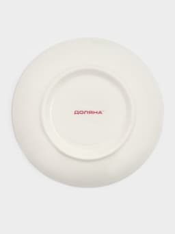 Чайная пара Доляна «Млечный путь», 2 предмета: чашка 220 мл, блюдце d=13.5 см, фарфор, бирюзовая