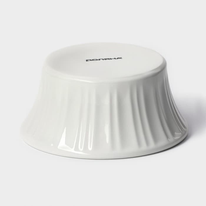 Рамекин Доляна «Маффин», 250 мл, d=11.4 см, жаропрочная керамика, белый