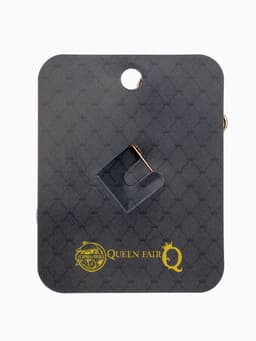 Зажим для кардигана «Восток», коричневый в золоте