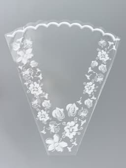 Пакет цветочный Конус «Елена» рисунок 50×60 см