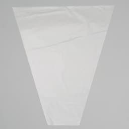 Пакет для цветов конус «Прозрачный», 35×40 см
