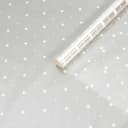 Пленка для цветов с белым рисунком «Горох», 0.7×7.6 м, 40 мкм, 200 г