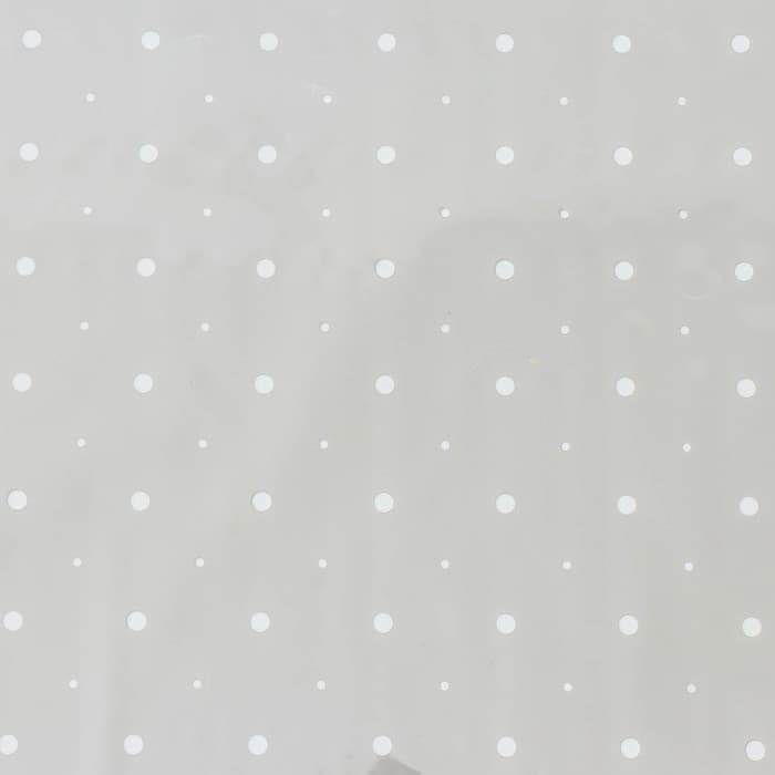 Пленка для цветов с белым рисунком «Горох», 0.7×7.6 м, 40 мкм, 200 г