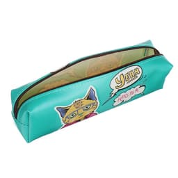 Пенал школьный Calligrata «Прикольный кот», на молнии, 1 отделение, с принтом, в стиле поп-арт, МИКС