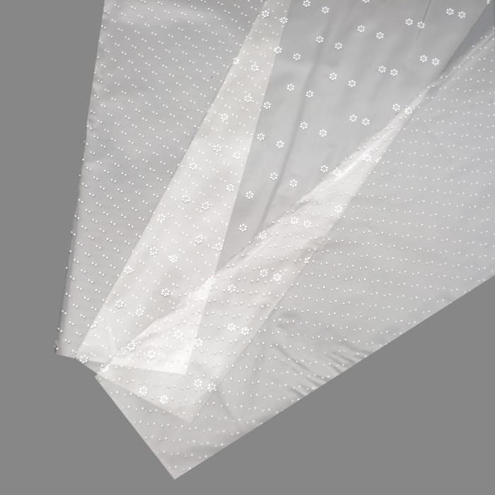 Пакет для цветов конус «Для розы», горох, 21×81 см