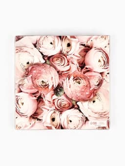 Коробка для печенья, кондитерская упаковка с пластиковой крышкой, My best wishes, 21×21×3 см