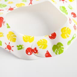 Нагрудник для кормления «Крошка Я» непромокаемый на липучке, желтый