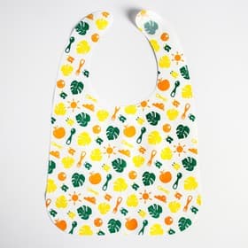 Нагрудник для кормления Крошка Я «Вкусная история» непромокаемых на липучке, 3 шт.