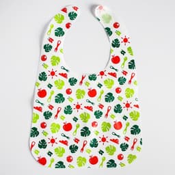 Нагрудник для кормления Крошка Я «Вкусная история» непромокаемых на липучке, 3 шт.