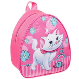 Рюкзак детский для девочки, на молнии, розовый, 23×21×10 см, Коты аристократы