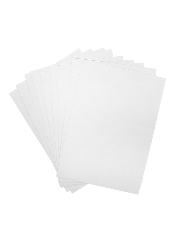 Картон белый А4 Calligrata, 8 листов, мелованный, 230-240 г/м², картонная обложка, в папке