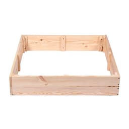 Ограждение для песка деревянное, без крышки, 100×100×20 см, без покраски, сосна, Greengo