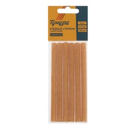 Клеевые стержни ТУНДРА, 7×100 мм, золотистые с блестками, 6 шт.