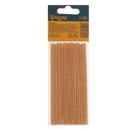 Клеевые стержни ТУНДРА, 7×100 мм, золотистые с блестками, 6 шт.