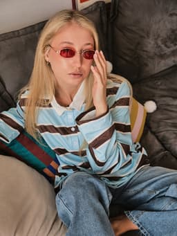 Очки солнцезащитные OneSun, uv 400, дужка 15.5 см, ширина 14 см, 3×5.5 см, красные