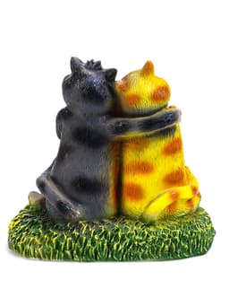 Садовая фигура из полистоуна «Кошки влюблённые. Всё будет хорошо», 23×15×23 см