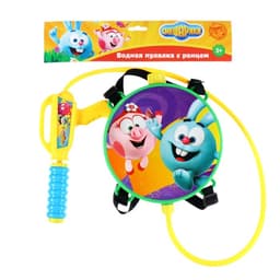 Водный пистолет «Крош и Нюша», ранец-баллон, Смешарики