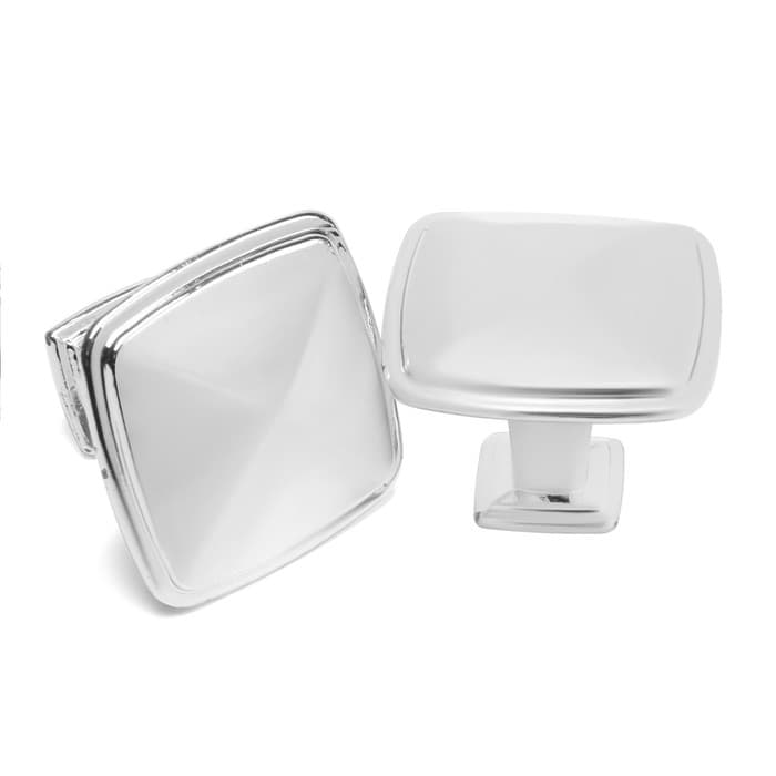 Ручка-кнопка ТУНДРА РК112CP (MK112CP), хром