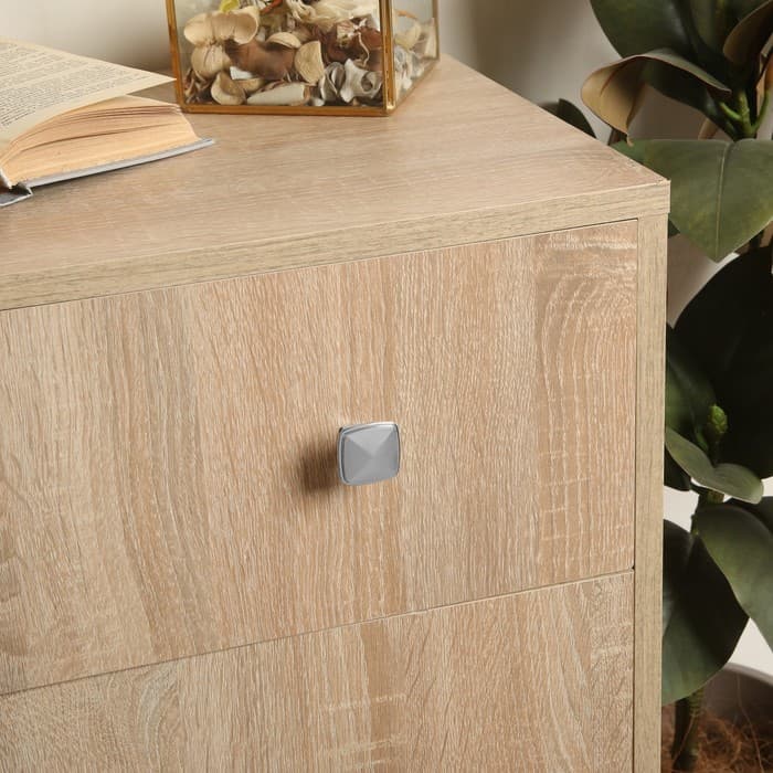 Ручка-кнопка ТУНДРА РК112CP (MK112CP), хром