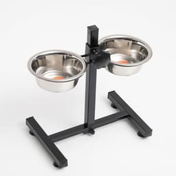 Регулируемая подставка, 28 см, с 2 мисками по 400 мл