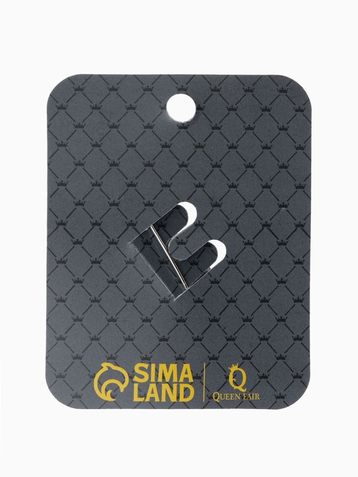 Брошь «Ёжик», пушистый, белая в серебре