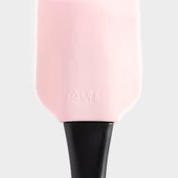 Лопатка кухонная Доляна «Контраст», 25.5 см, чёрная, розовая