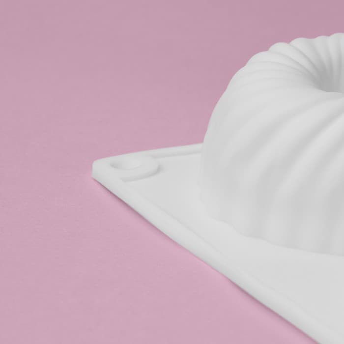 Форма для муссовых десертов и выпечки Доляна «Вихрь», 29.8×17.5×3 см, 6 ячеек (d=7.7 см), силикон, белая