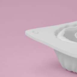 Форма для муссовых десертов и выпечки Доляна «Вихрь», 29.8×17.5×3 см, 6 ячеек (d=7.7 см), силикон, белая