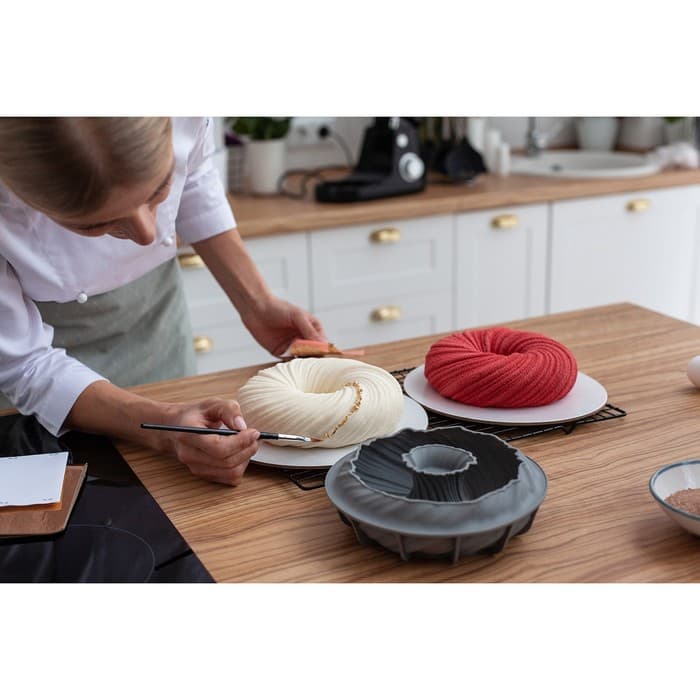 Форма для муссовых десертов и выпечки «Вихрь», 20×7 см, силикон, МИКС