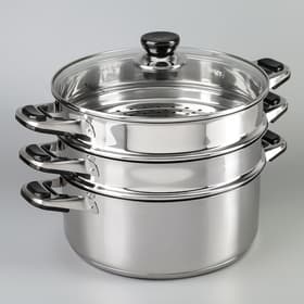 Мантоварка Катунь «Алтын», 12.7 л, d=26 см, 2 секции, капсульное дно, индукция, нержавеющая сталь