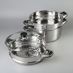 Мантоварка Катунь «Алтын», 12.7 л, d=26 см, 2 секции, капсульное дно, индукция, нержавеющая сталь