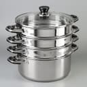 Мантоварка Катунь «Алтын», 16.2 л, d=26 см, 3 секции, капсульное дно, индукция, нержавеющая сталь