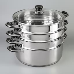 Мантоварка Катунь «Алтын», 21.5 л, d=30 см, 3 секции, капсульное дно, индукция, нержавеющая сталь