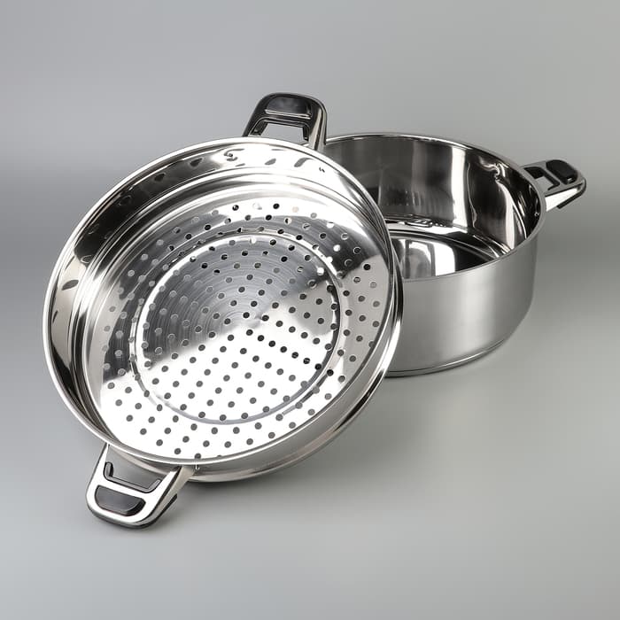 Мантоварка Катунь «Алтын», 21.5 л, d=30 см, 3 секции, капсульное дно, индукция, нержавеющая сталь