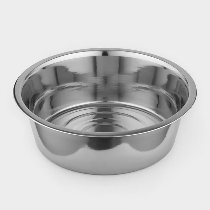 Миска Катунь «Кухня», 5 л, d=32 см, дно 25 см, толщина 0.6 мм, нержавеющая сталь